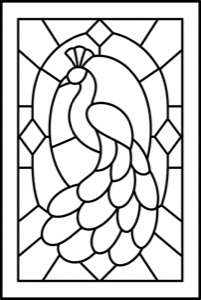 Peacock pattern