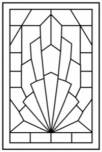 Art deco pattern